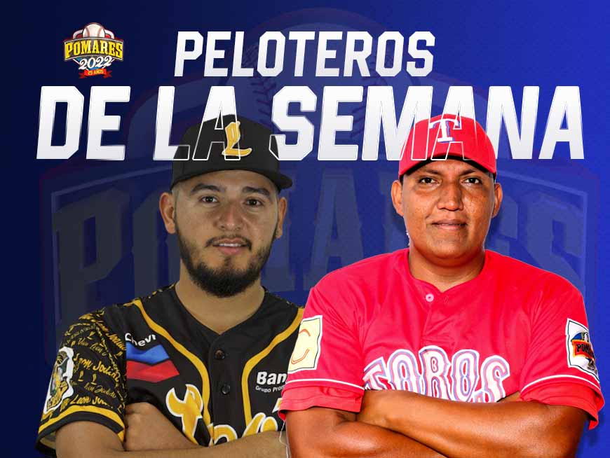 Dilmer Mejia e Iván Hernández peloteros de la semana Pomares 2022
